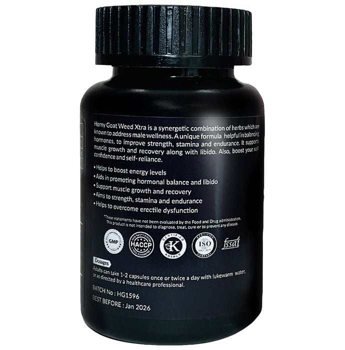 Vedcuris Horny Goat Weed Xtra Veg Capsules (60 Each)