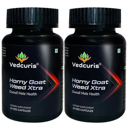 Vedcuris Horny Goat Weed Xtra Veg Capsules (60 Each) - Classic Derma