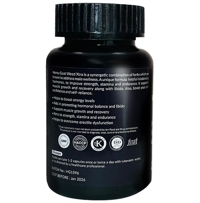 Vedcuris Horny Goat Weed Xtra Veg Capsules (60 Each)