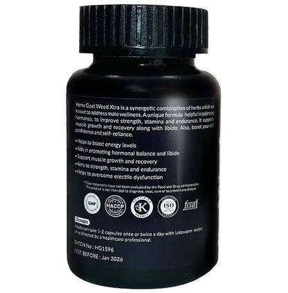 Vedcuris Horny Goat Weed Xtra Veg Capsules (60 Each)