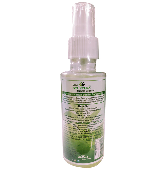 Vedic Ayurveda Glycerine (125g) & Tea Tree Hydrosol Skin Toner (100ml)