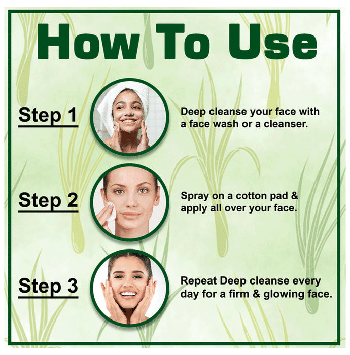 Vedic Ayurveda Lemongrass Hydrosol Skin Toner