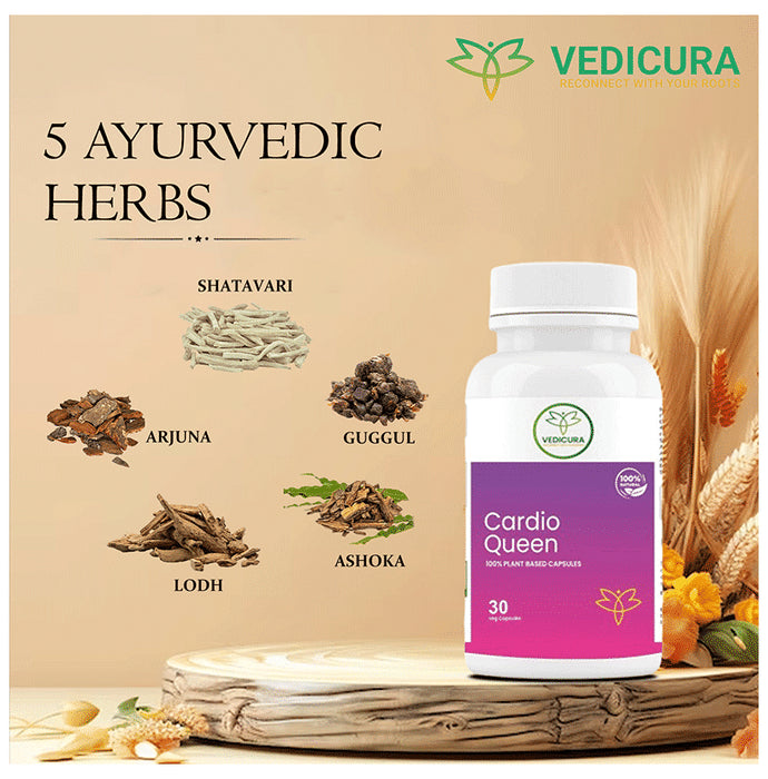 Vedicura Cardio Queen Veg Capsule
