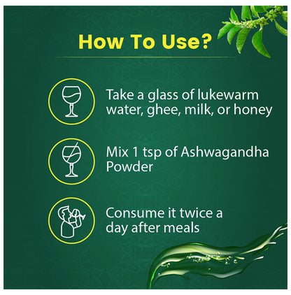 Vedikroots Ashwagandha Powder (100gm Each)