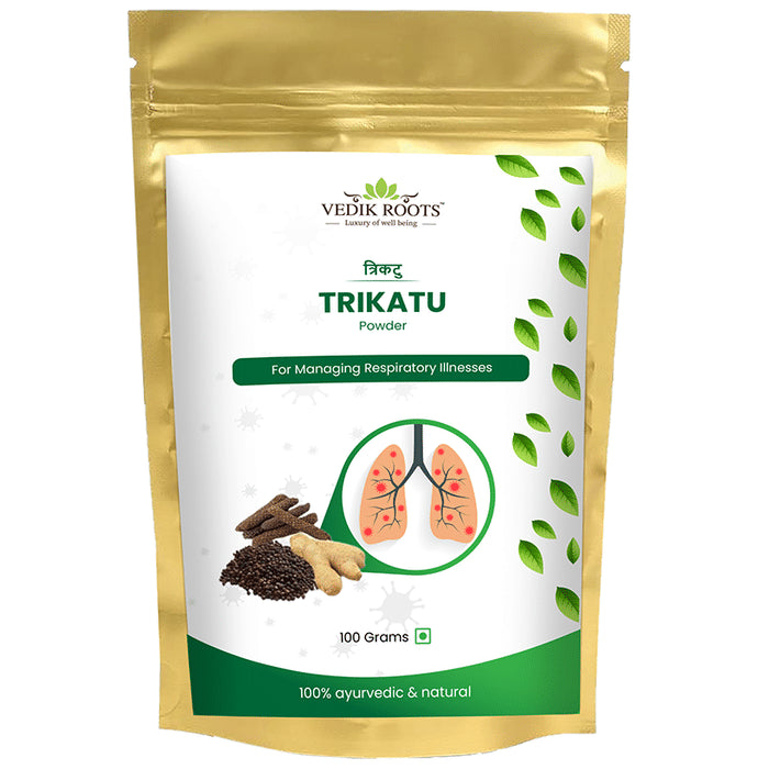 Vedikroots Trikatu Powder (100gm Each) - Classic Derma