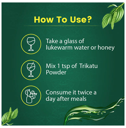 Vedikroots Trikatu Powder (100gm Each)