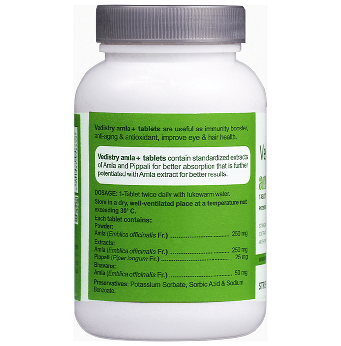 Vedistry Amla+ Tablets (60 Each) Buy 2 Get 1 Free