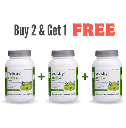 Vedistry Amla+ Tablets (60 Each) Buy 2 Get 1 Free