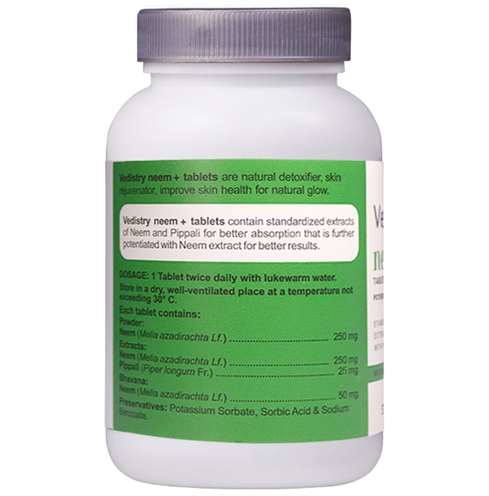 Vedistry Neem+ Tablets (60 Each) Buy 2 Get 1 Free