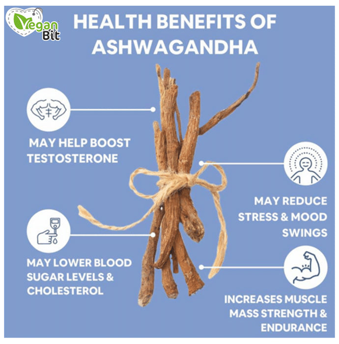 Vegan Bit Ashwagandha Powder (100gm Each)