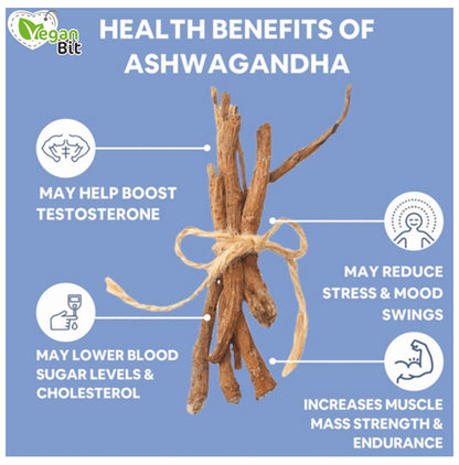 Vegan Bit Ashwagandha Powder (100gm Each)