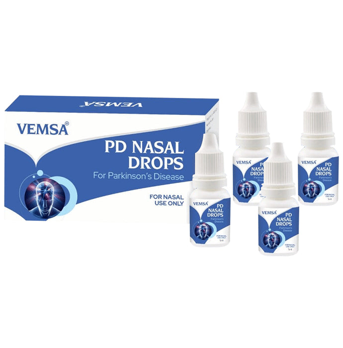 Vemsa PD Nasal Drops for Parkinson's Disease (5 Each) - Classic Derma