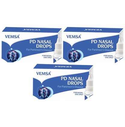 Vemsa PD Nasal Drops for Parkinson's Disease (5 Each) - Classic Derma