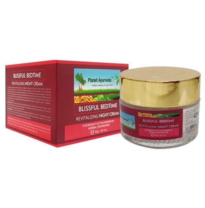 Planet Ayurveda Blissful Bedtime Revitalizing Night Cream - Classic Derma