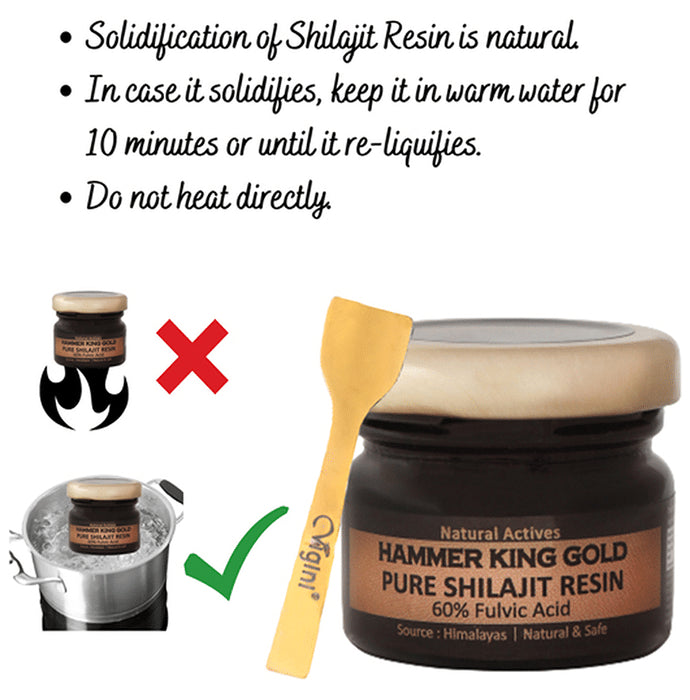 Vigini Hammer King Gold Pure Himalayan Shilajit Resin