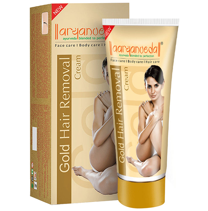 Aryanveda Gold Hair Removal Cream (40gm Each) - Classic Derma