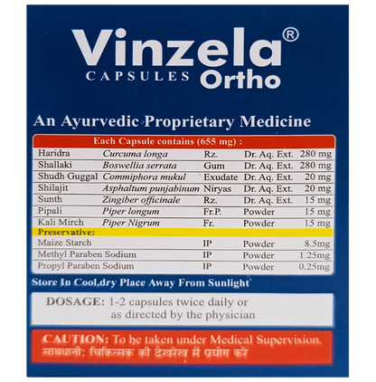 Vinzela Ortho Capsule (10 Each)