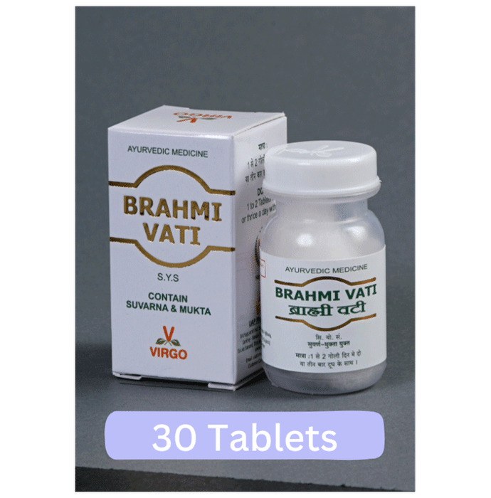 Virgo Brahmi Vati Tablet Contain Suvarna & Mukta