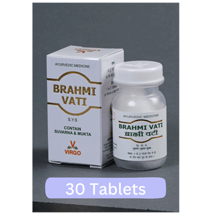 Virgo Brahmi Vati Tablet Contain Suvarna & Mukta