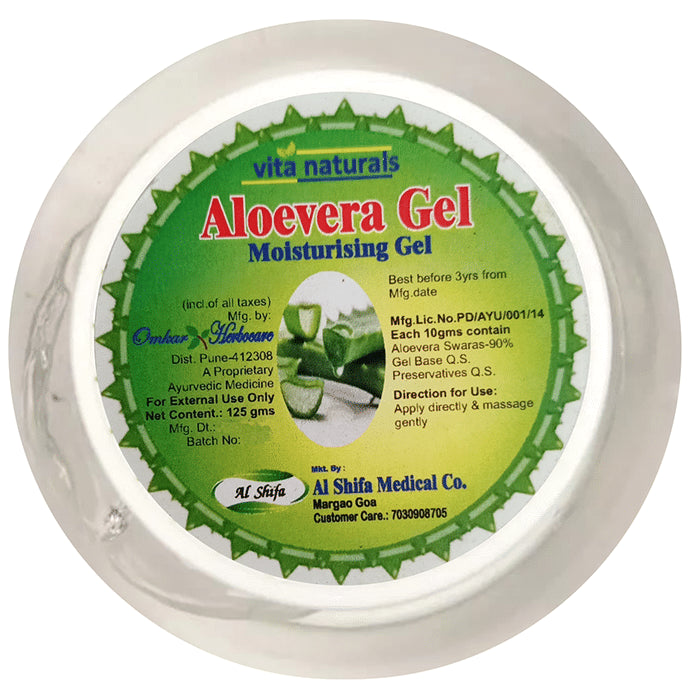 Vita Naturals Alovera Moisturising Gel Natural - Classic Derma