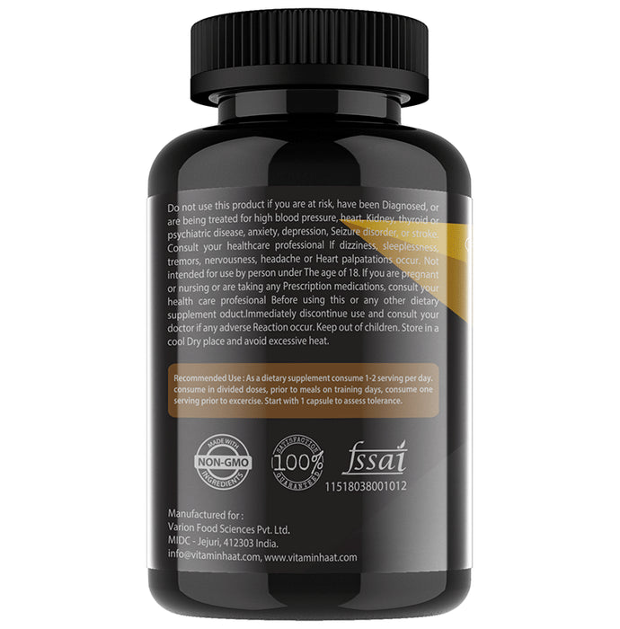 Vitaminhaat Ashwagandha Extract 10% HPLC 500mg Capsule