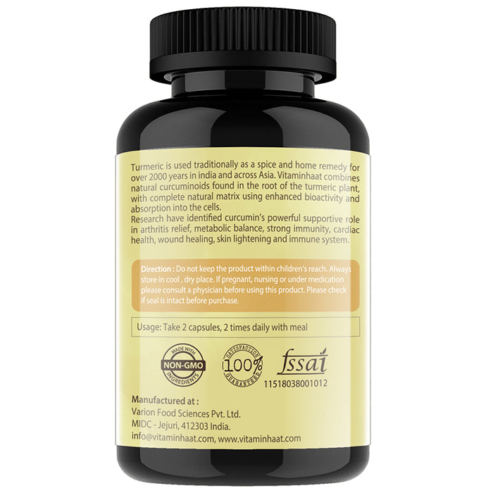 Vitaminhaat Curcumin with Piperine Capsule