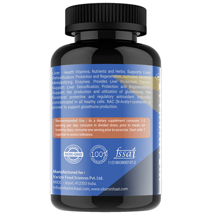 Vitaminhaat Liver Maximizer N Acetyl Cysteine Capsule