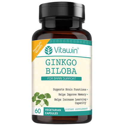 Vitawin Ginkgo Biloba 500mg Vegetarian Capsule - Classic Derma