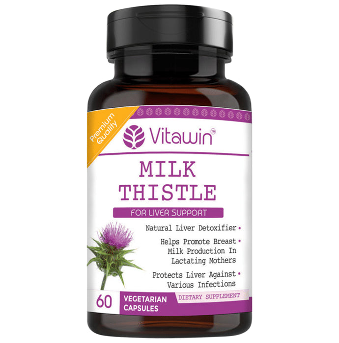Vitawin Milk Thistle 500mg Vegetarian Capsule - Classic Derma