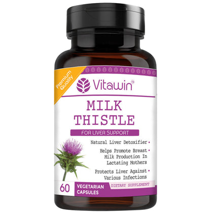 Vitawin Milk Thistle 500mg Vegetarian Capsule - Classic Derma