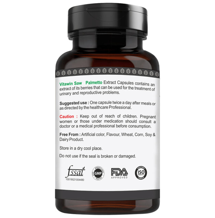 Vitawin Saw Palmetto Vegetarian Capsule