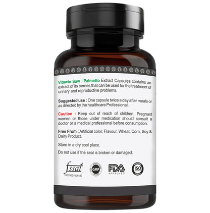 Vitawin Saw Palmetto Vegetarian Capsule