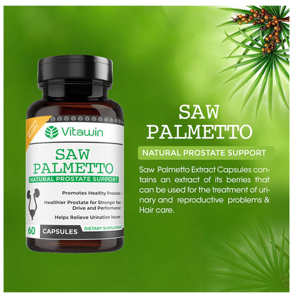 Vitawin Saw Palmetto Vegetarian Capsule
