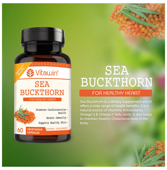 Vitawin Sea Buckthorn 500mg Vegetarian Capsule