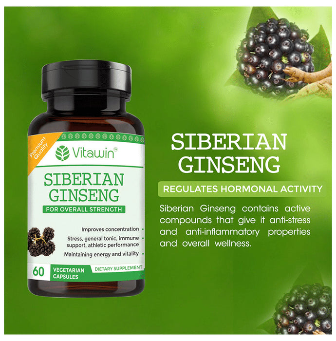 Vitawin Siberian Ginseng Vegetarian Capsule