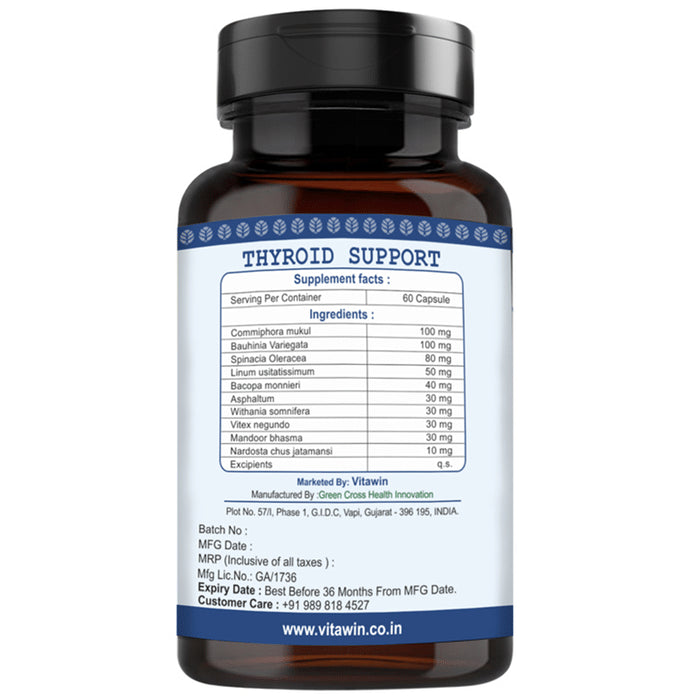 Vitawin Thyroid Support Vegetarian Capsule