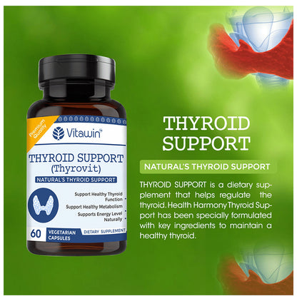 Vitawin Thyroid Support Vegetarian Capsule