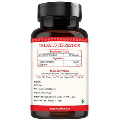 Vitawin Tribulus Terrestris Vegetarian Capsule
