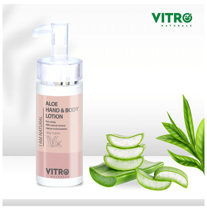 Vitro Naturals Aloe Hand & Body Lotion - Classic Derma