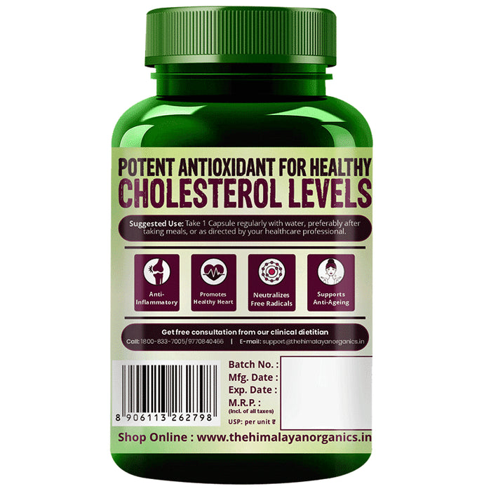 Vlado's Himalayan Organics Grape Seed Extract 500mg for Healthy Cholesterol Level
