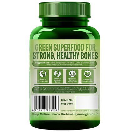 Vlado's Himalayan Organics Plant Based Calcium 650mg Vegetarian Capsule