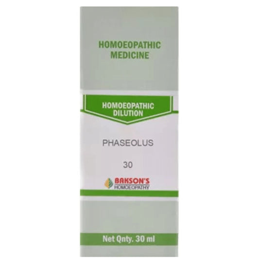 Bakson's Homeopathy Phaseolus Dilution 30 - Classic Derma