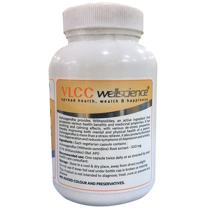 VLCC Wellscience Ashwagandha Vegetarian Capsule