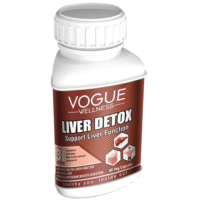 Vogue Wellness Liver Detox Veg. Capsule (60 Each) - Classic Derma