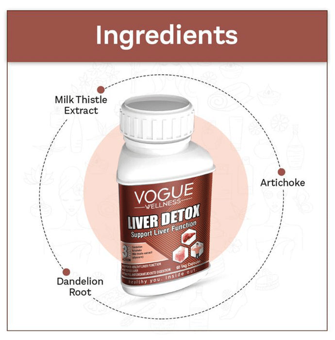 Vogue Wellness Liver Detox Veg. Capsule (60 Each)