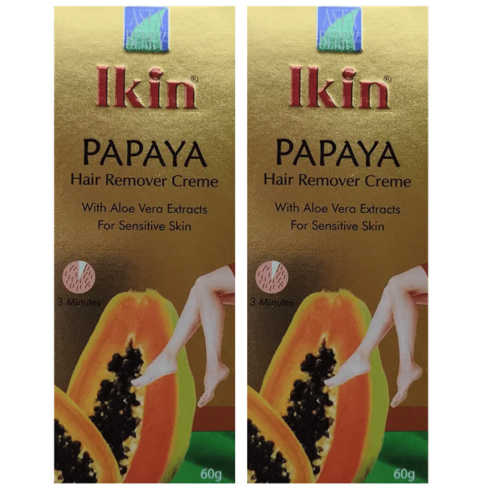 Astaberry Ikin Papaya Hair Removal Cream (60gm Each) - Classic Derma