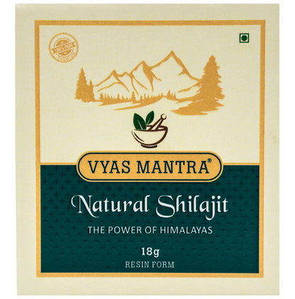 Vyas Mantra Natural Shilajit Resin Form - Classic Derma