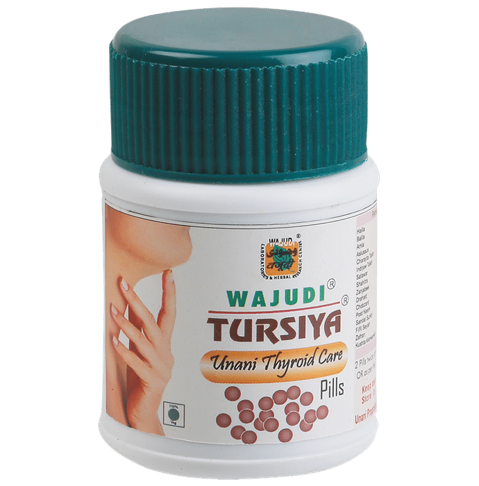 Wajudi Tursiya Pills Unani Thyroid Care - Classic Derma