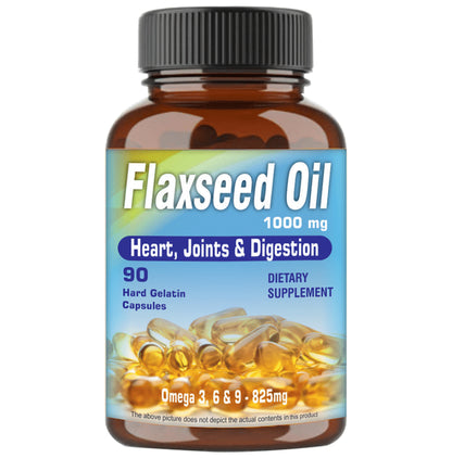 Walpar Flaxseed Oil 1000mg Hard Gelatin Capsule - Classic Derma