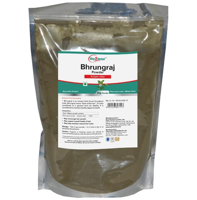 Way2Herbal Bhringraj Powder - Classic Derma